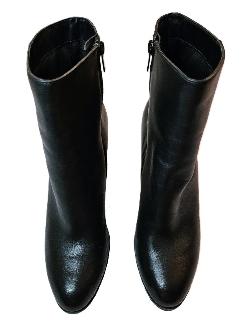 ALDO Black Lug-Sole Block/Chunky Heel Ankle Boots Size 10